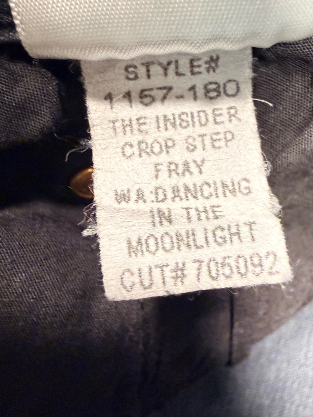 Mother Jeans The Insider Crop Step Fray Grey Dancing In The Moonlight Size 25 - Picture 14 of 15
